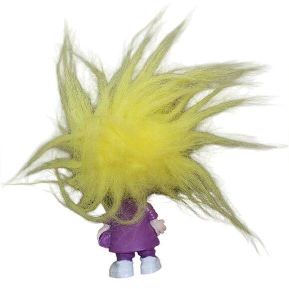 1993 Burger King Troll Glows in the Dark Purple Vtg 90s Toy Camera Photo - Picture 2 of 2